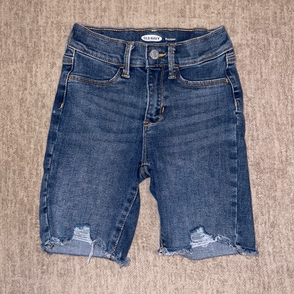 Old Navy Bermuda Jean Shorts 8